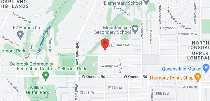 map of 571 W ST. JAMES ROAD